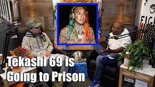 Theo Von amp Donnell Rawlings on Tekashi69 Going to Prison [upl. by Aekan]