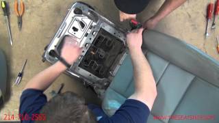 2005  2009 Ford Mustang Driver Bottom and Top Leather Installation Video [upl. by Nehtanoj766]