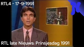 RTL late Nieuws Prinsjesdag 1791991 [upl. by Elaen]