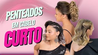 Faça Penteados Maravilhosos em cabelo Curto Hairstyles Perfect [upl. by Oruntha]