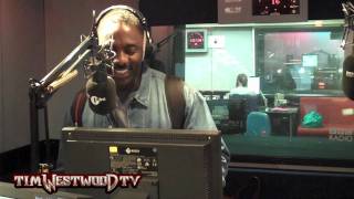 Idris Elba aka Stringer Bell flirting in the studio  Westwood [upl. by Xonk732]