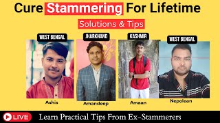 Stammering Cure Tips From ExStammerers  Live Speech Solution [upl. by Arotak]