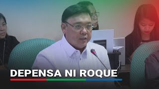 Roque dumepensa sa pagkakadawit sa POGO  ABSCBN News [upl. by Ingrim]