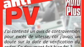 Ne pas confondre avis de contravention et PV [upl. by Teak55]