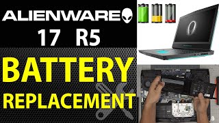 How to Replace the Battery on Alienware 17 R5  StepbyStep Guide [upl. by Ozner]