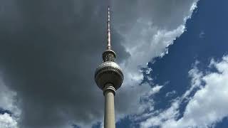 Berlin TV tower restaurant view hyperlapse [upl. by Fionnula]