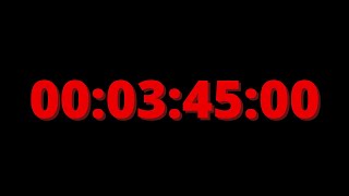 0345 minute red amp black timer 45secondcountdown countdown [upl. by Ahsenod]