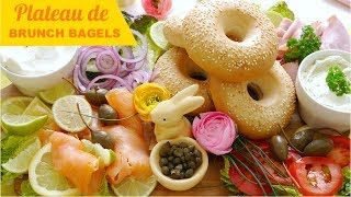 BirdsParty  Bagels pour le Brunch ou goûter  Comment composer un plateau de sandwich bagels [upl. by Sokairyk]