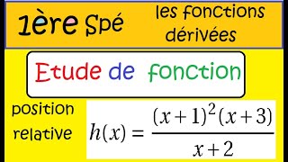 Première spé maths Étude de fonction polynôme et homographique position relative Devoir surveillé [upl. by Westfall]