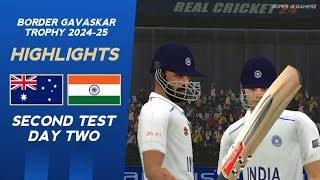 Day 2 Highlights  Australia vs India  2nd Test  RC24 [upl. by Eenerb320]