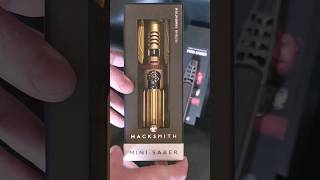 testing a mini lightsaber from the hacksmith… [upl. by Airretal323]