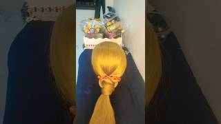 bunhairstyle hairstyle trending youtube youtuber trend 1000subscriber shorts [upl. by Enitsej]