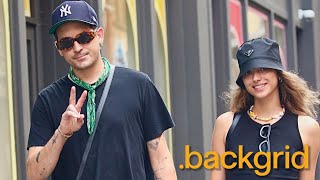 GEazy and his model girlfriend Jenaye Noah in NYC [upl. by Lrac580]