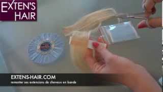 Comment remonter ses extensions en bandes  EXTENS HAIR tuto [upl. by Marjie]