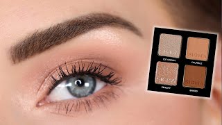 Easy Everyday Eyeshadow Tutorial Using 1 Brush  Eye Makeup for Beginners [upl. by Campman]