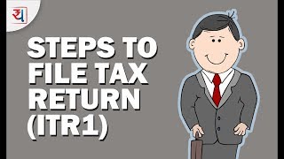 Steps to File Income Tax Return  ITR1 Form  FY 201718 amp AY 201819 [upl. by Adlez]