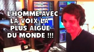 Lhomme avec la voix la plus aigue du monde   NRJ [upl. by Adniral]