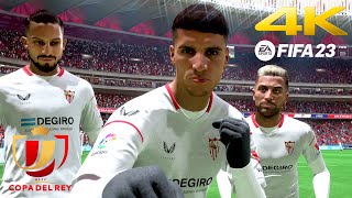 Osasuna vs Sevilla  FIFA 23  Copa del Rey Last 8 2223  PS5 4K60  HDR [upl. by Ayekal]