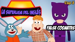 Los Falsos Amigos  Cognates  en INGLÉS para niños [upl. by Olecram329]