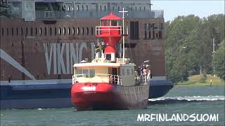 MS Fladen 132 Year old Arrives in Mariehamn Fladen is a former light vessel [upl. by Hare]