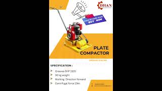 plate compactor by dhan Enterprises  contact us 9667135945 platecompactor dhanenterprises [upl. by Hartmann774]