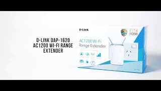 DLink DAP1620 AC1200 WiFi Range Extender  DAP1620 [upl. by Nivrehs]