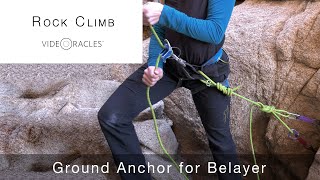 Ground Anchor for Belayer [upl. by Aikam]