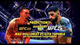 Ilya Topuria c vs Max Holloway  LEGENDARY DIFFICULTY  UFC 308 Main Event simmed in UFC 5  4K [upl. by Caine]