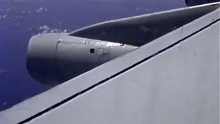 KC135 Engine Cowling Flap Missing Inflight [upl. by Einatsed974]