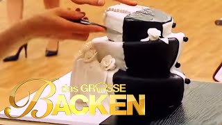 Hochzeitstorte mal anders  Teil 2  Das große Backen Finale 2015  SAT1 [upl. by Anauq]