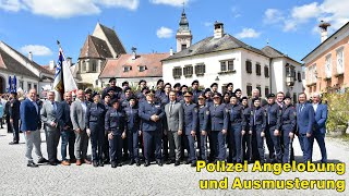 29 5 2024  Angelobung und Ausmusterungsfeier der Polizei in Rust  BKF TV [upl. by Ianaj509]