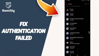 How To Fix Authentication Failed On Remitly Send Money amp Transfer App [upl. by Lolly]