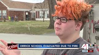 Smoke forces evacuation of Orrick MO school [upl. by Alyak414]