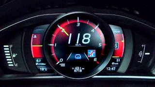 Adaptive Digital Display  The Volvo V40 [upl. by Lister]