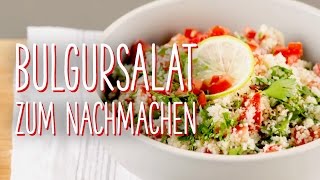 Libanesischen Bulgursalat selber machen [upl. by Charron363]