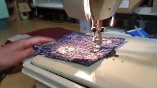 Using the Dress Maker Sewing Machine Zig Zag [upl. by Yniar]