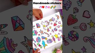 How to Make Stickers DIY Stickers  Handmade Stickers  Unicorn Stickers  Kawaii Stickers  Craft [upl. by Huff]