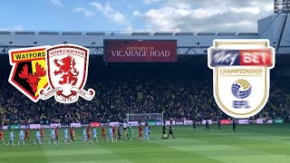 BORO ROBBED AT VICARAGE ROAD AS WATFORD TAKE ALL 3 POINTS Watford vs Middlesbrough Vlog [upl. by Eceirahs476]