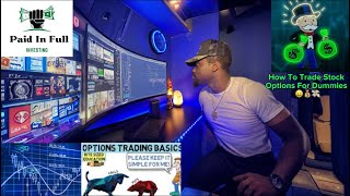 How To Trade Stock Options For Dummies Fundamental Basics💰💸🤑 [upl. by Anelas]