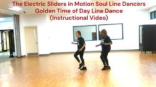 Golden Time of Day Line Dance Instructional VideoFull Dance Demo [upl. by Sherourd]