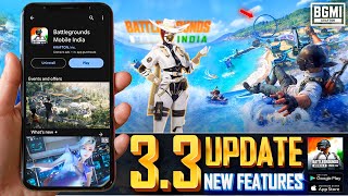 BGMI NEW UPDATE 33  New Features Confirmed  What To Expect amp More  NATURAL YT [upl. by Adaner]