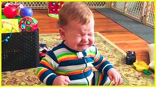 TOP 1 MUST WATCH Cute Baby Crying Moments  5Minute Fails [upl. by Cherin]