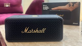 Marshall Emberton II 2 Bluetooth Speaker  UNBOXING  2024 [upl. by Huckaby]