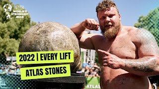 EVERY LIFT  Atlas Stones  2022 SBD Worlds Strongest Man [upl. by Ecnatsnoc790]