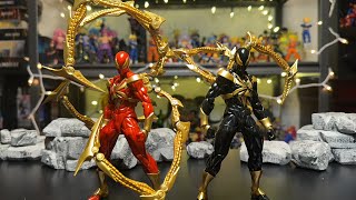 Revoltech Iron Spider Red amp Black Ver  Review  revoltech ironspider spiderman [upl. by Egroeg645]