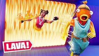 Fortnite Escape The Lava Challenge Lava Run [upl. by Rangel985]