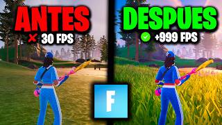 La MEJOR GUIA de OPTIMIZACION para FORTNITE C5S4 ✅ Aumenta FPS [upl. by Treboh]