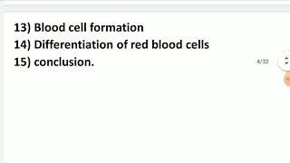 Notes Haemopoietic stem cells Blood cells formation stem cell Disorder [upl. by Caryl]