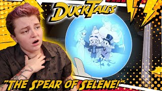 THATS SELENE Ducktales 1x12 quotThe Spear of Selenequot REACTION [upl. by Nylad]