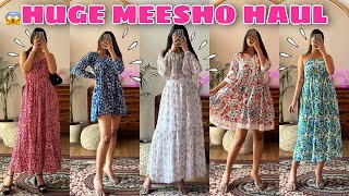 Trendy MEESHO Dresses Haul💕Starting at Rs248  Try On Haul  Rupal Yadav meesho [upl. by Sollows]